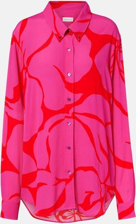 Dries Van Noten Floral oversized shirt