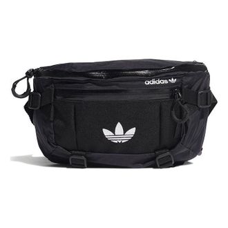 adidas Adventure Large Waist Bag Black White GN2187