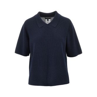 Emporio Armani Links knit polo shirt Woman S