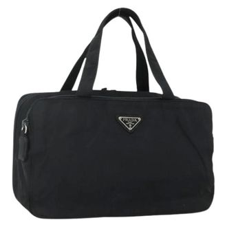 Prada Pre-owned Handbags, female, Black, Size: ONE SIZE Pre-owned Vintage Hand Bag