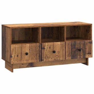 vidaXL Mueble De Tv Con Caj&oacute;n Madera Envejecida 102 X 34,5 X 50 Cm Vidaxl