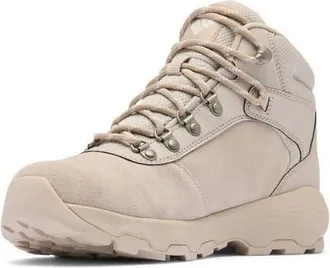 Columbia Newton Wander Waterproof Hiking Boot in Soft Taupe/Sea Salt at Nordstrom, Size 6.5