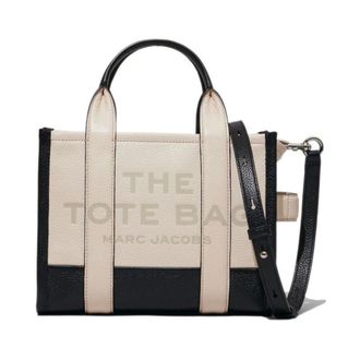 Marc Jacobs The Tote Bag Small - Dames - Tassen - Beige - Maat: ONE Size Leer