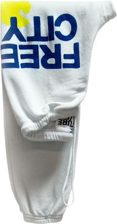 Freecity logo-print track pants - Grey