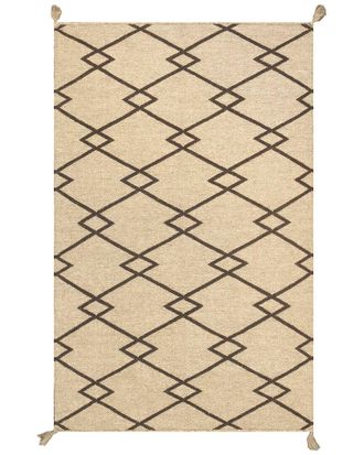 Pasargad Home Navajo Hand-Woven Wool Rug