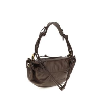 Isabel Marant Womens Brown Lamb Ovis Aries Shoulder Bag