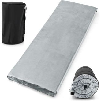 Costway Costway - Colch&oacute;n Enrollable De Espuma, Colchoneta Espuma De Camping, 183cm X 62,5cm X 6,5cm, Bolsa De Transporte, Esterilla De Dormir Para Exteriores