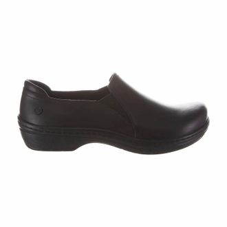 Klogs Womens The Moxy Clogs In Black Full Grain