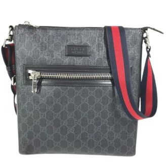 Gucci Pre-owned Messenger Bag - Heren - Pre-owned - Zwart - Maat: ONE Size