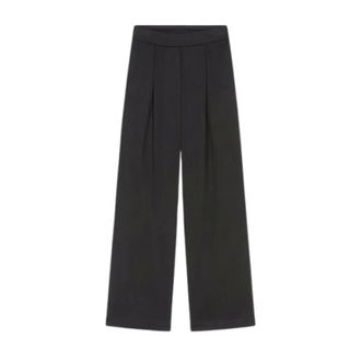 Dries Van Noten Wide Trousers, female, Black, Size: XS Stylish Paper Bag