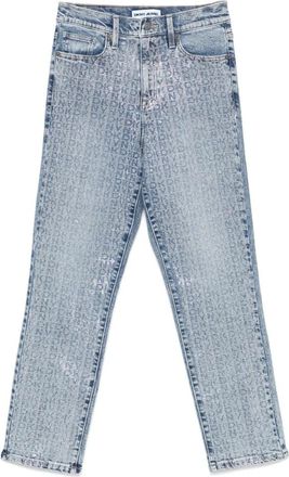 DKNY Blauwe Slim Straight Jeans Casual Stijl - Dames - Regular Fit Jeans - Blauw - W28 - Katoen - Jeans