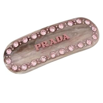 Prada Pre-owned Accessories, female, Pink, Size: ONE SIZE Pre-owned Vintage Barrette
