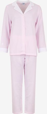 Celestine Gestreifter Pyjama aus Baumwollflanell Ellie