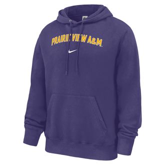 Nike Mens College (Prairie View A&M University) Club Fleece Pullover Hoodie in Purple | M31233PVUN26-ORC