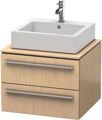 Duravit Duravit X-large Mueble De Pared Para Consola 6717, 2 Cajones, 600mm, Color (frente/cuerpo): Roble Cepillado Chapa De Madera Aut&eacute;ntica - Xl671701212