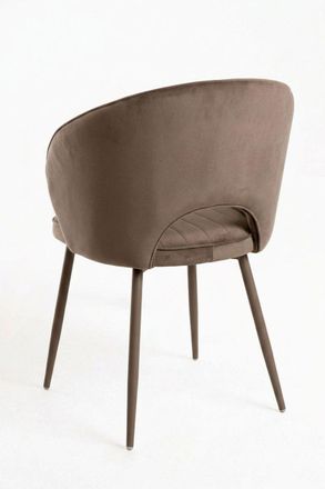 Regalos Miguel Sillas Comedor - Silla Milbur Terciopelo - Taupe