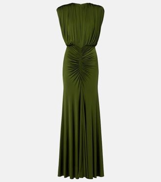 Self Portrait Draped ruched gown