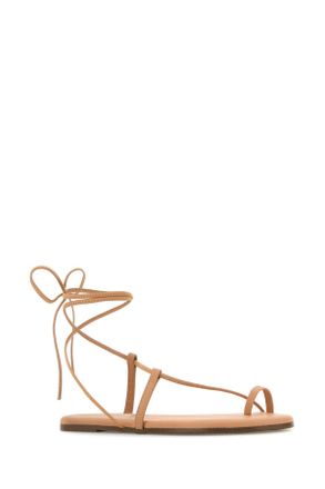 Tkees Womens Skin Pink Leather Jo Sandals Purdy Sandali