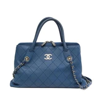 Chanel Pre-owned Cuero bolsos-chanel - Pre-owned - Mujer - Azul - ONE SIZE