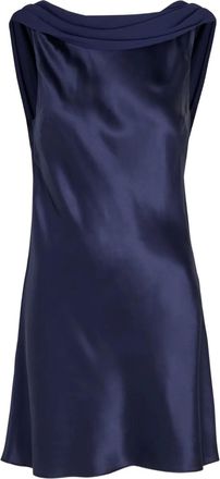 Reformation Jonelle cowl neck dress - Blue
