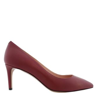 Bally Elaise Leather Pumps, Brand Size 37.5 ( US Size 7 )
