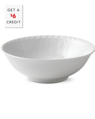 ROYAL COPENHAGEN Fluted Half Lace Cereal Bowlwith $6 Credit