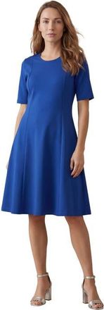 Jessica London Stretch Ponte Flare Dress in Dark Sapphire at Nordstrom, Size 20