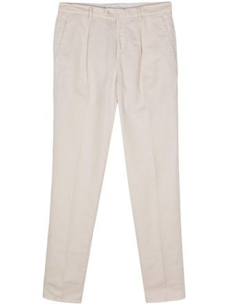 Brunello Cucinelli Broek met geplooid detail - Beige