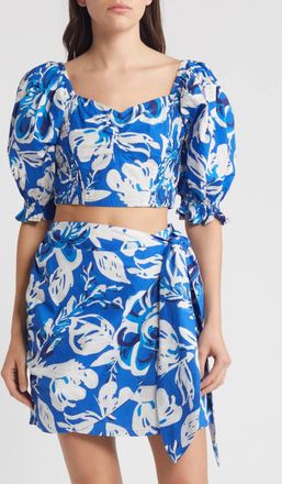 Cleobella Rayna Top In Azure
