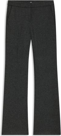 BOSS Slim-fit pants in wool twill with stretch