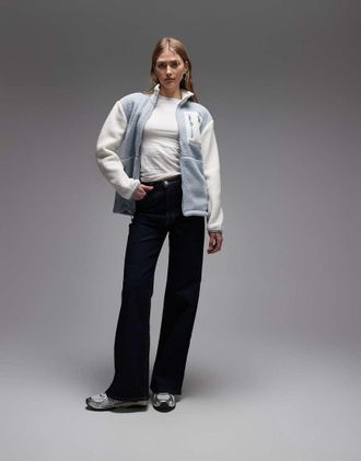 The North Face Yumiori - Pile grigio con chiusura con zip