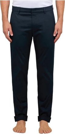 Dondup Broeken, Heren, Blauw, W38, Katoen, Gaubert Chino