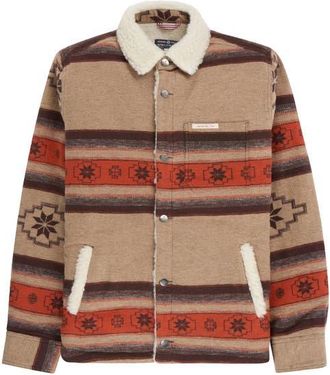 Amundsen Sports Harvester Akle Overshirt in Khaki Akle at Nordstrom, Size Xx-Large Eu