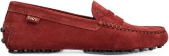 Tod's Gommino Driving Loafers - Dames - Loafers - Rood - 37 EU - Schoenen