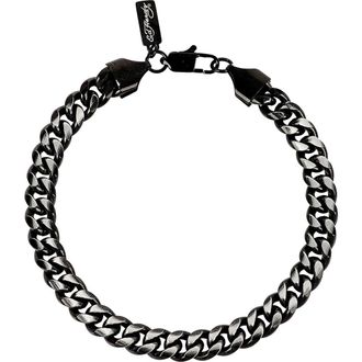 Ed Hardy Mens Curb Chain Bracelet in Black at Nordstrom Rack