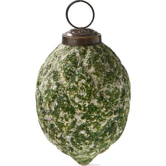 Tag Antiqued Dark Green Diamond Glass Ornament for Christmas Tree at Nordstrom