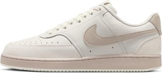 Nike Womens Court Vision Low Suede Shoes in Grey | IQ9757-001