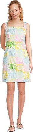 Lilly Pulitzer The Lilly Shift Womens Dress Via Sunny Sunflowers : 12, Cotton/Modal/Spandex
