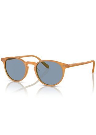 Oliver Peoples Riley Sun Round-frame Sunglasses - Orange - One Size