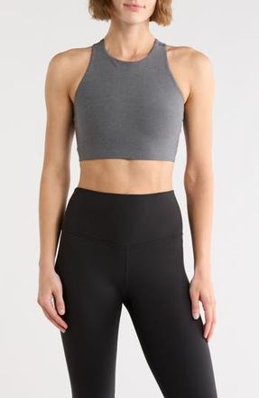 Beyond Yoga Refocus Sports Bra in True Gray Heather at Nordstrom Rack, Size X-Large