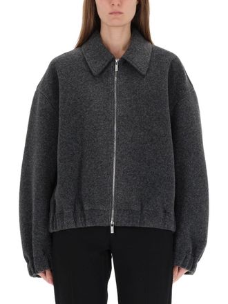 Helmut Lang Shell Boxy Oversized Bomber Jacket