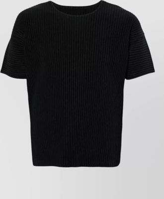 Homme Pliss&eacute; Issey Miyake short sleeve sweater