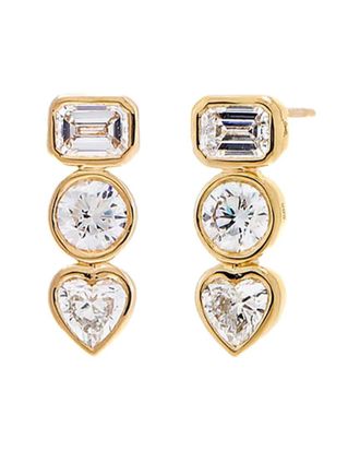 Adina Eden 14K 1.51 ct. tw. Lab-Grown Diamond Earrings