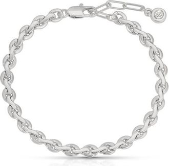 Ettika Everyday Chain Link Bracelet in Silver at Nordstrom