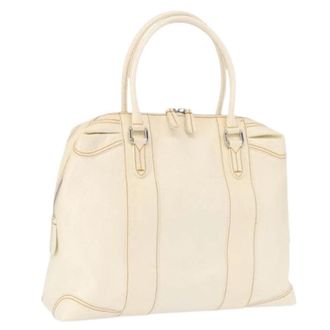 Fendi Pre-owned Vintage Handtas - Dames - Vintage Handtas - Wit - ONE Size - Leer - Vintage