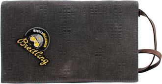 Breitling Grey Patch Detail Canvas Pouch