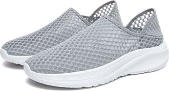 Generic Barefoot Shoes Mens Women Air Mesh Slip On Walking Shoe Quick Dry Breathable Lightweight Trainer Rebound Core Outdoor Flat for Jogging Gym Athletic Fi