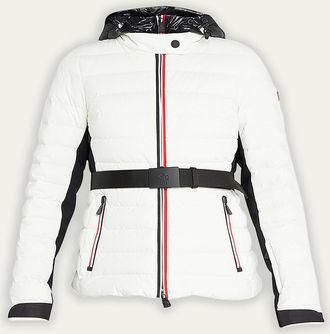 Moncler Bruche Hooded Down Ski Jacket