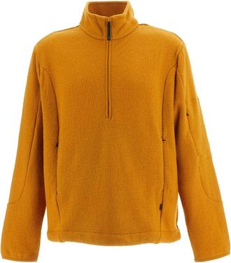 Pas Normal Studios Off-Race Mezza Zip in Lana Bollita - - Sport - Uomo - Giallo - M