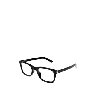 Saint Laurent SL 718 Slim Eyeglasses - male - Saint Laurent - Glasses - Black - 54 MM - Accessories